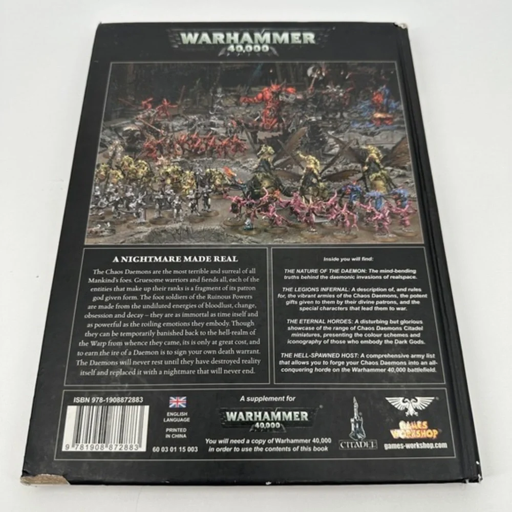 Warhammer 40,000 Codex: Chaos Daemons Hardcover